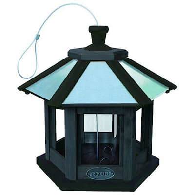 Fuglehus og foderautomater